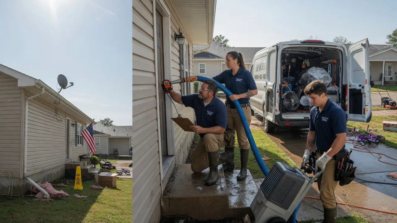 Ceiling Water Damage Restoration in Cologne, MN near me